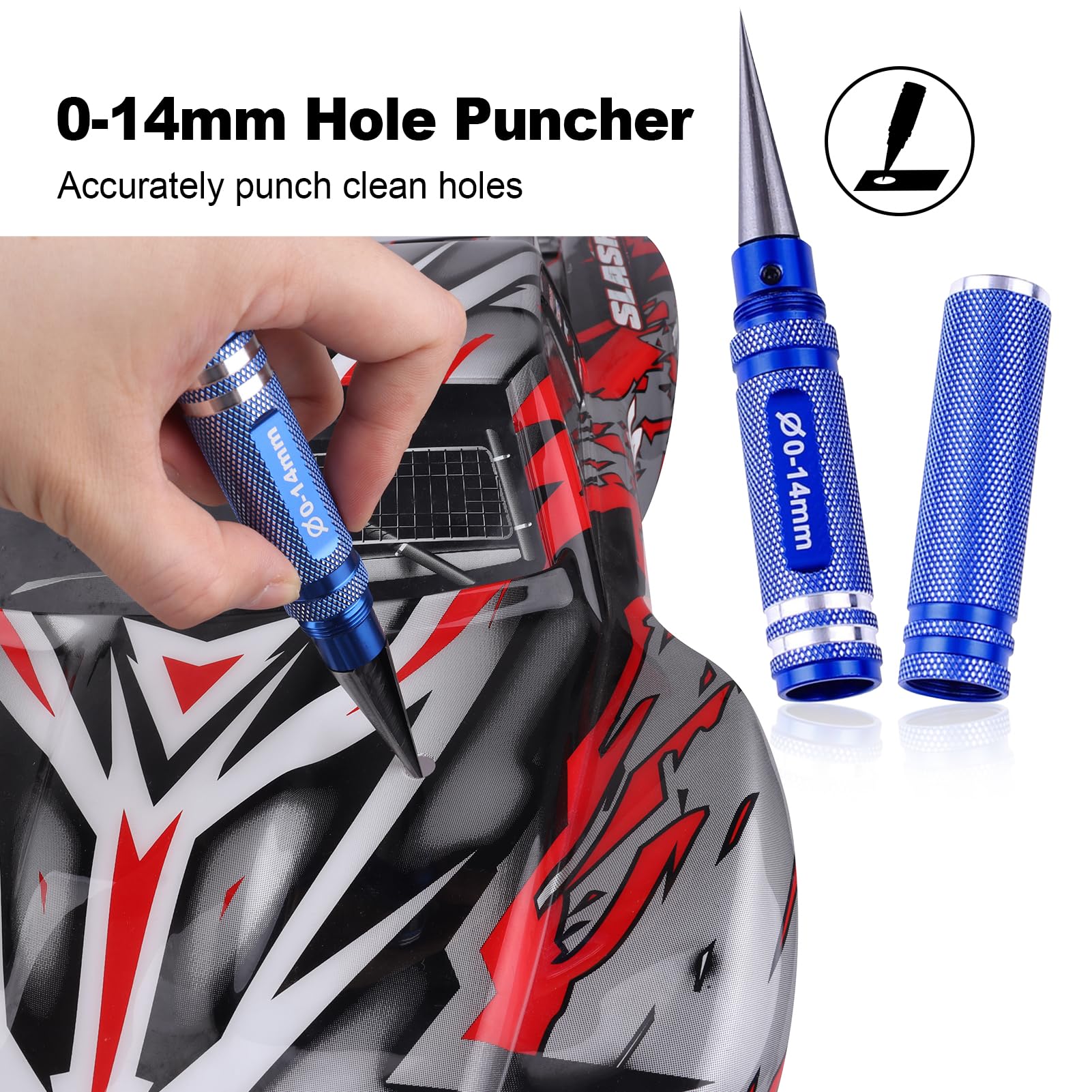 Amazon.com: 3-Pack HobbyPark RC Body Reamer Hole Puncher and
